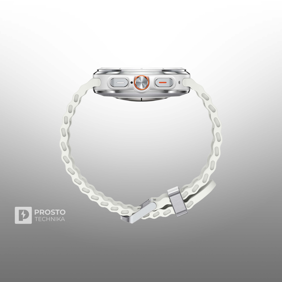 Умные часы Samsung Galaxy Watch Ultra 2025 LTE 47мм, белый титан (Titanium White)